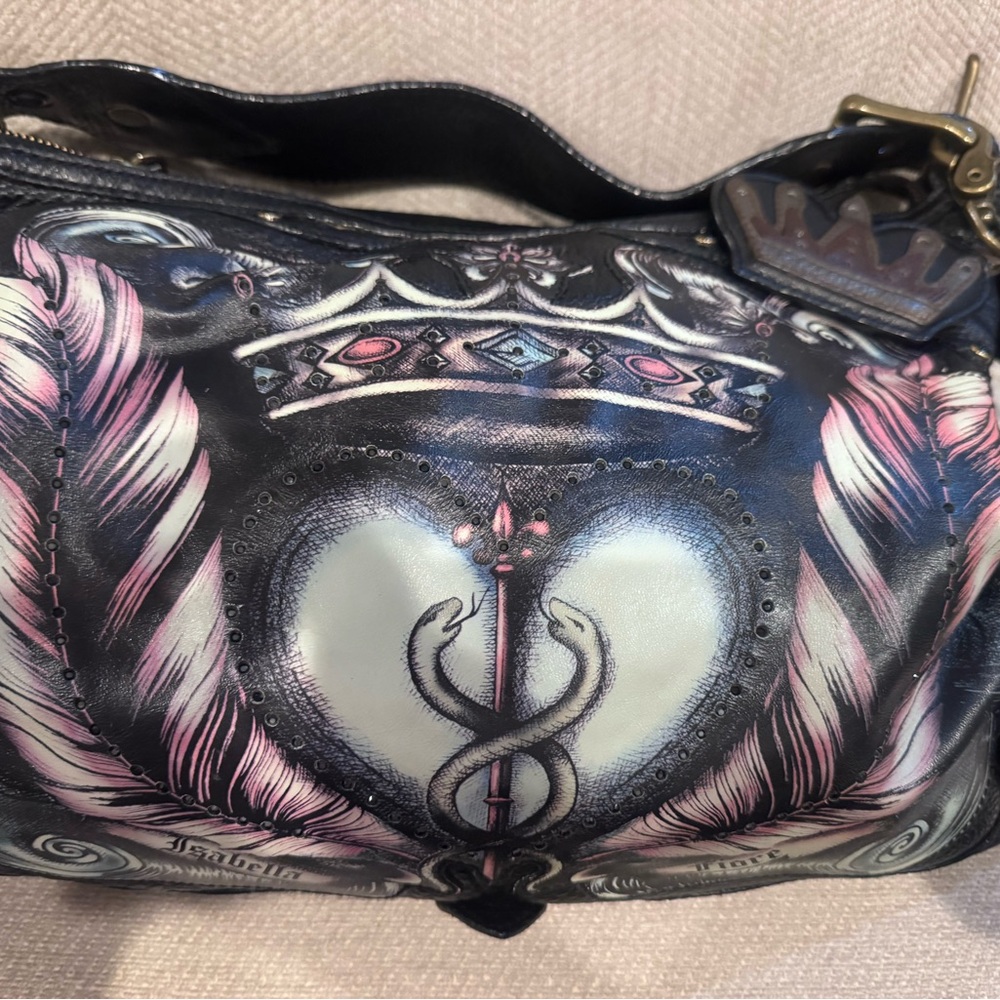 Isabella Fiore “Let Love Reign” Shoulder Bag - Picture 8 of 10